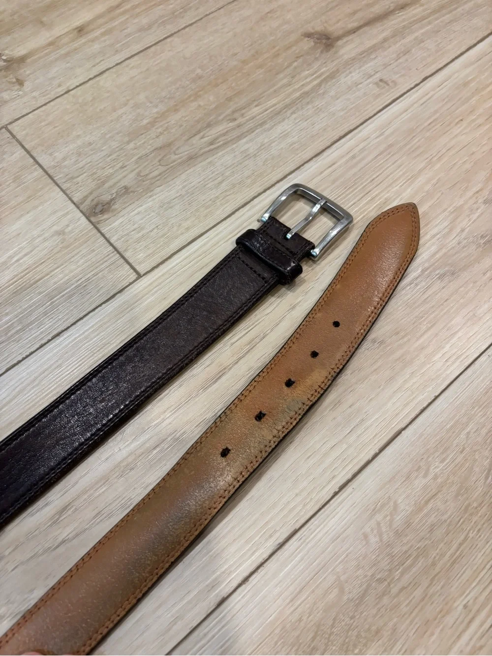 Shinola Detroit men belt 38 genuine leather usa 1.25